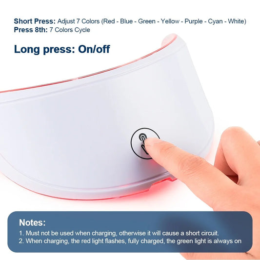 Revitalize Your Neck: LED Lift Mask for Anti-Wrinkle and Skin Brightening