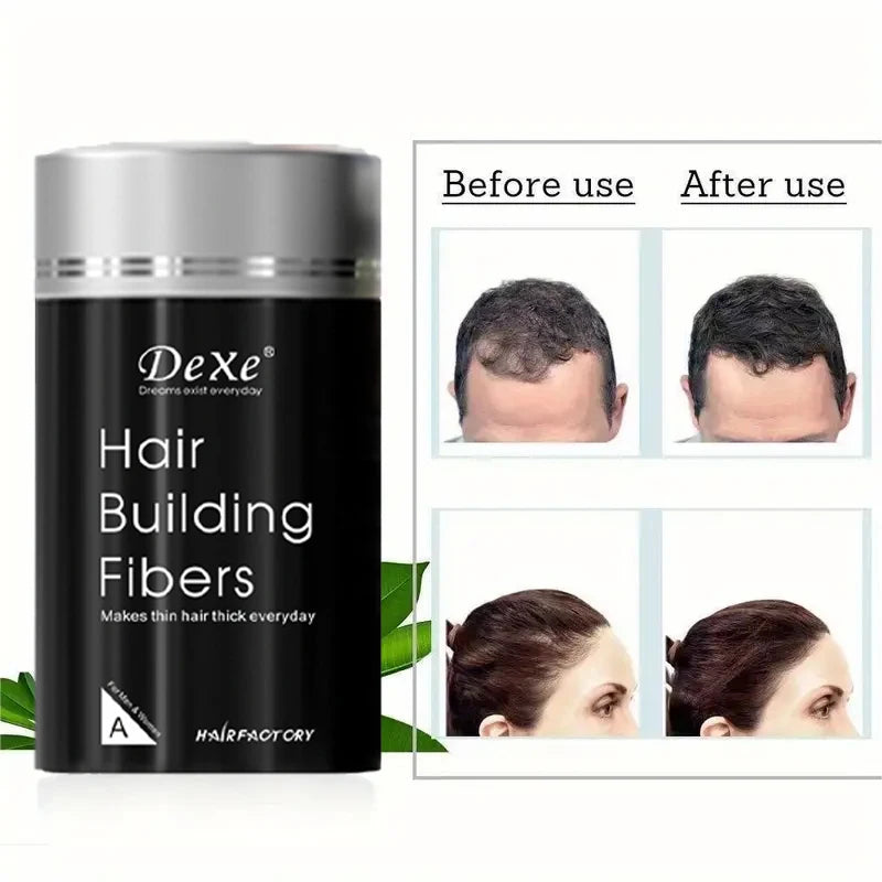 Fiber Powder 22G: Hair Building Fibers for Fuller Hair, Ideal for Men and Women