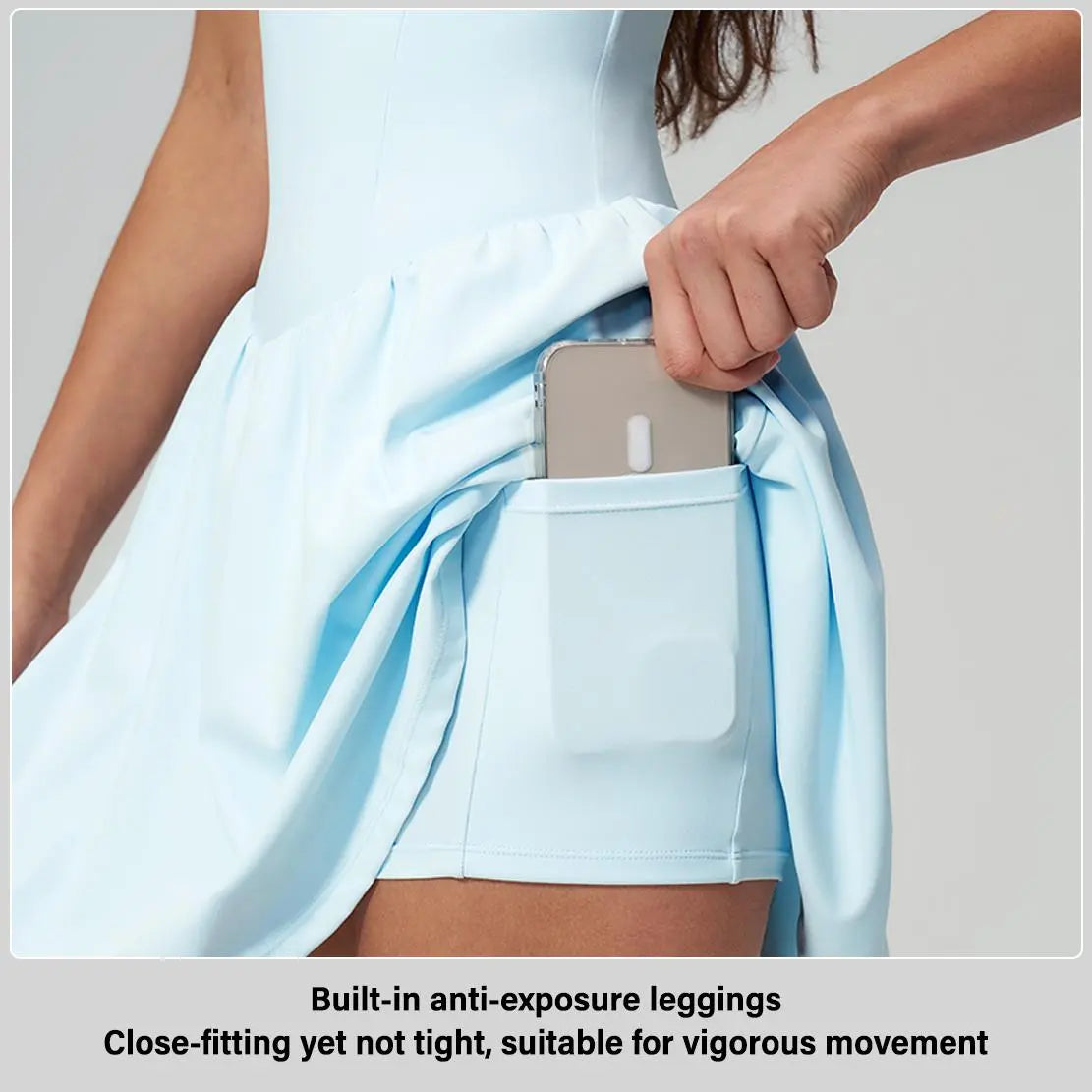 MotionChic™ Performance Dress – Figure-Flattering Active & Casual Wear