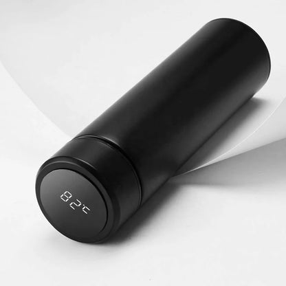 Innovative Stainless Steel Smart Water Bottle - Leak Proof, Double Walled, with LCD Temperature Display to Keep Your Drinks Hot or Cold!