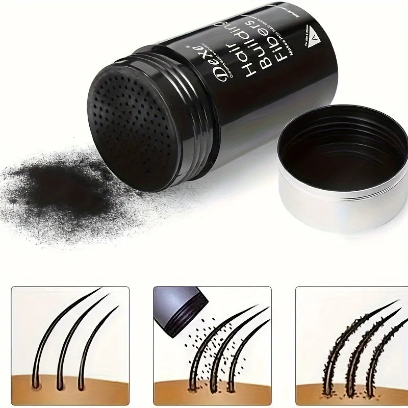 Fiber Powder 22G: Hair Building Fibers for Fuller Hair, Ideal for Men and Women
