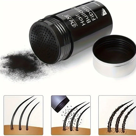 Fiber Powder 22G: Hair Building Fibers for Fuller Hair, Ideal for Men and Women