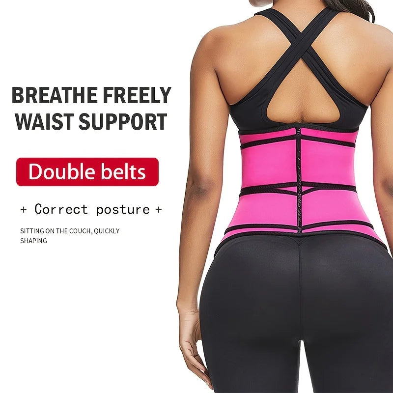 Women Waist Trainer Fitness Sauna Sweat Neoprene Slimming Belt Girdle Shapewear Modeling Strap Body Shapers