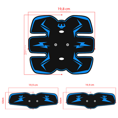 CorePulse EMS Abdominal Muscle Toner – Vibration, Heat & Core Activation System