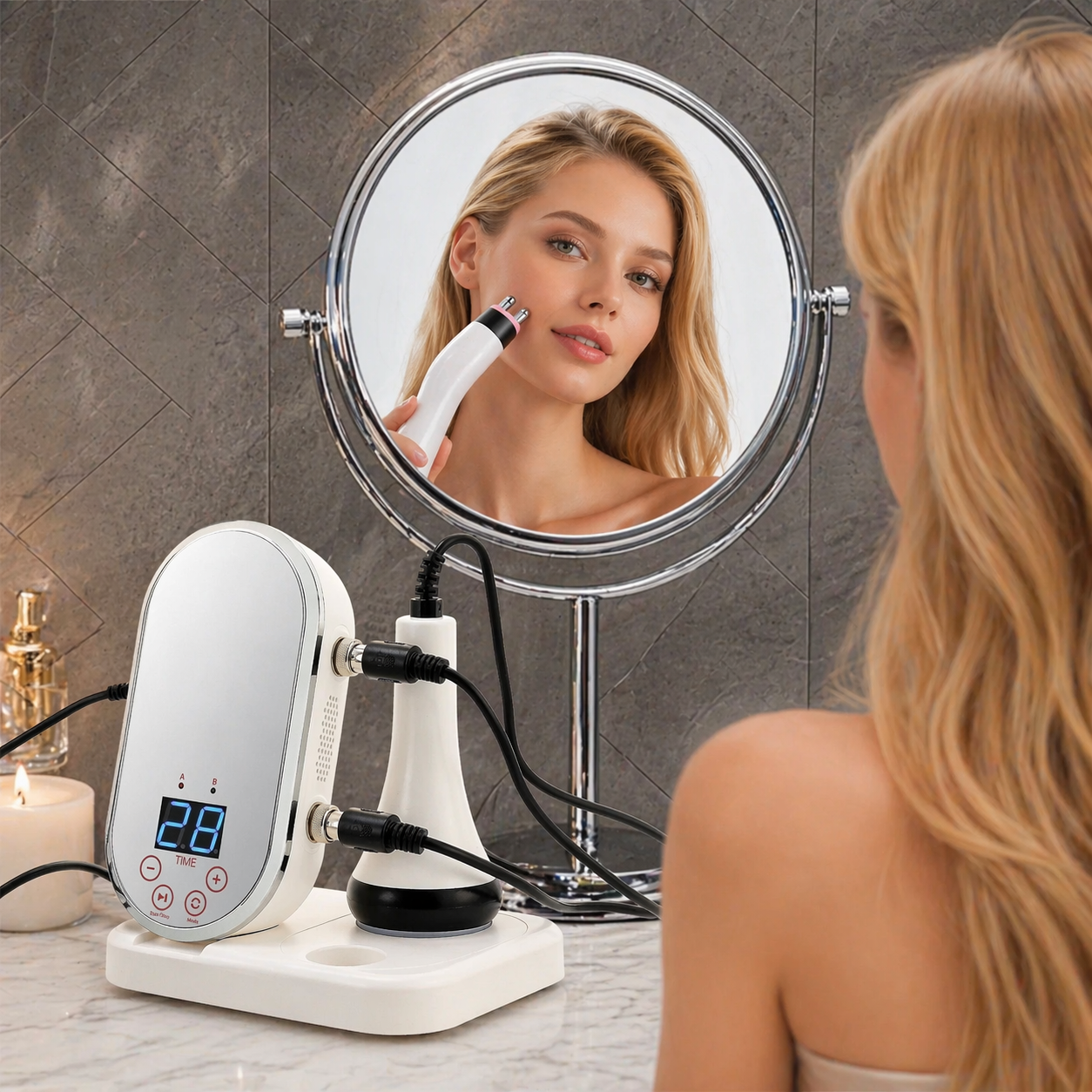 Revitalize Your Skin with the EMS Facial Body Radio Frequency Machine - Professional Skin Tightening & Lifting Device for Home Use