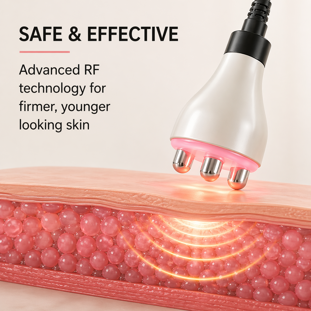 EMS & Radio Frequency Skin Rejuvenation Device – Lift, Firm & Revitalize Your Skin at Home