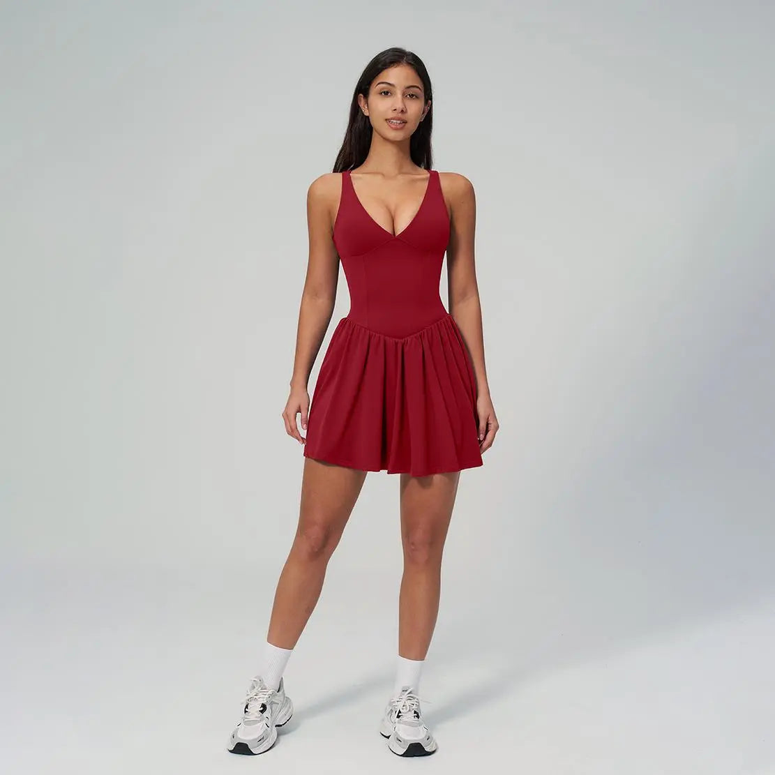 MotionChic™ Performance Dress – Figure-Flattering Active & Casual Wear