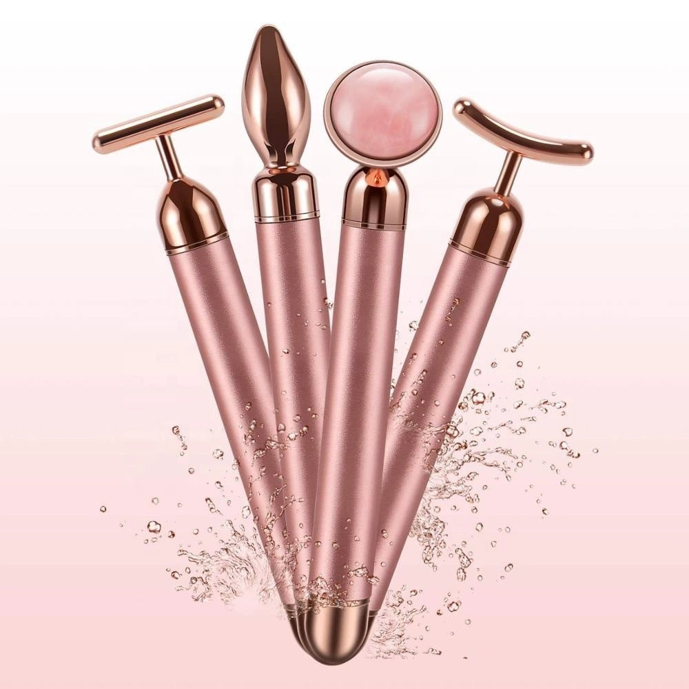 GlowLift 4-in-1 Electric Jade Beauty Wand – Lift, Massage & Revitalize Your Skin