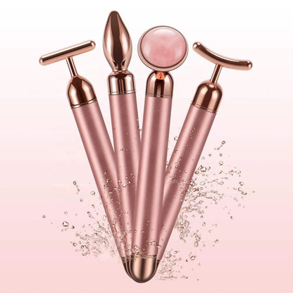Revitalize Your Skin with the Four-in-One Electric Jade Beauty Stick - Massage, Lift, and Tighten!