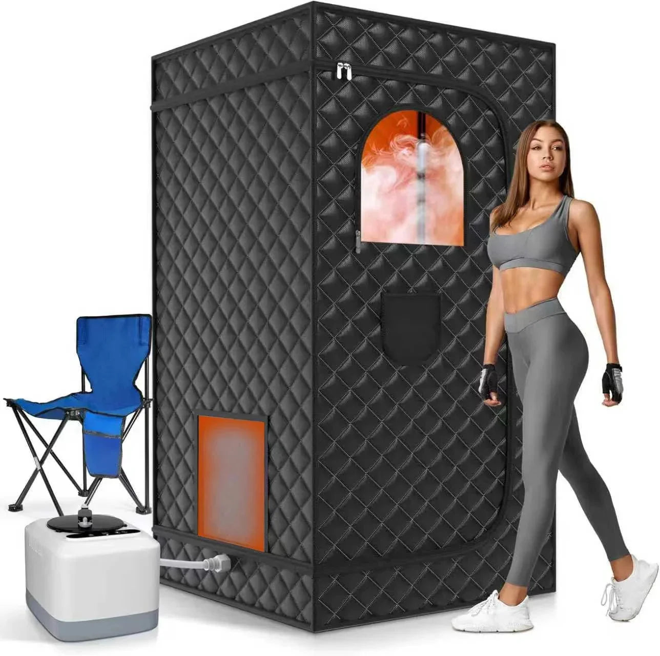 FrozenHeat Foldable Infrared Sauna Box – Your Personal Spa, Right at Home
