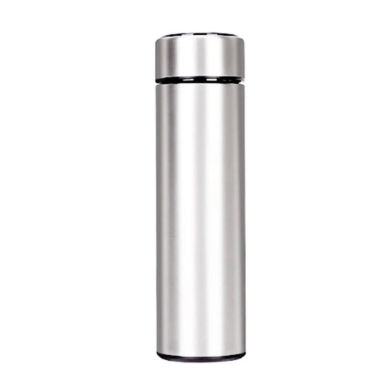 Innovative Stainless Steel Smart Water Bottle - Leak Proof, Double Walled, with LCD Temperature Display to Keep Your Drinks Hot or Cold!