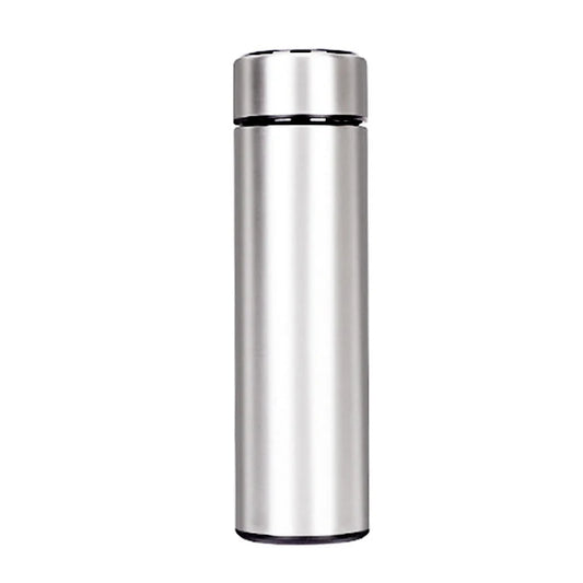 Innovative Stainless Steel Smart Water Bottle - Leak Proof, Double Walled, with LCD Temperature Display to Keep Your Drinks Hot or Cold!