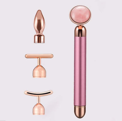Revitalize Your Skin with the Four-in-One Electric Jade Beauty Stick - Massage, Lift, and Tighten!