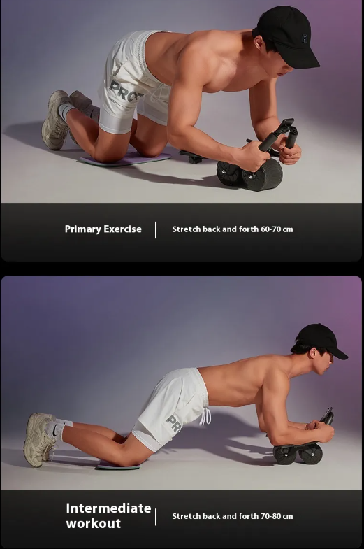 CoreFlex Automatic Rebound Ab Roller – Advanced Core Training System