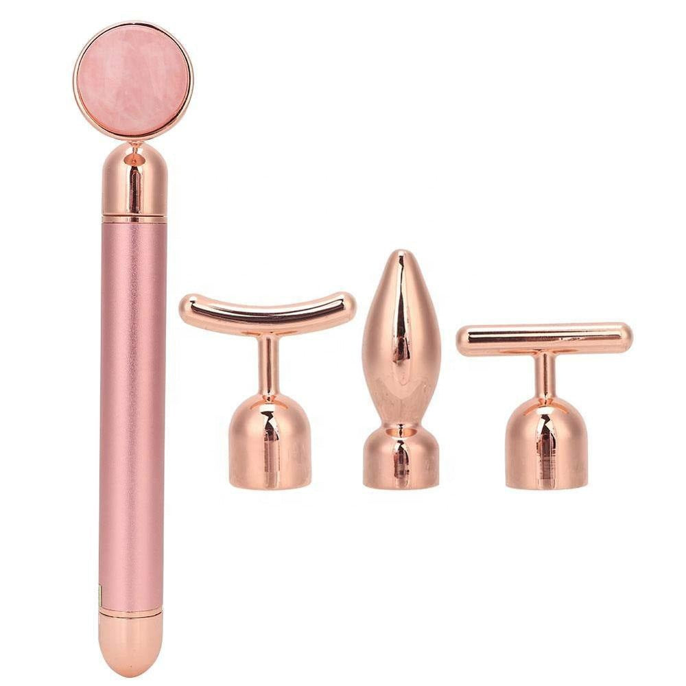 GlowLift 4-in-1 Electric Jade Beauty Wand – Lift, Massage & Revitalize Your Skin