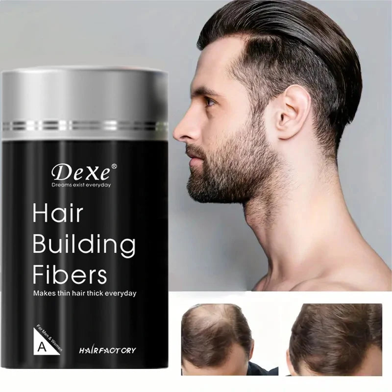 Fiber Powder 22G: Hair Building Fibers for Fuller Hair, Ideal for Men and Women