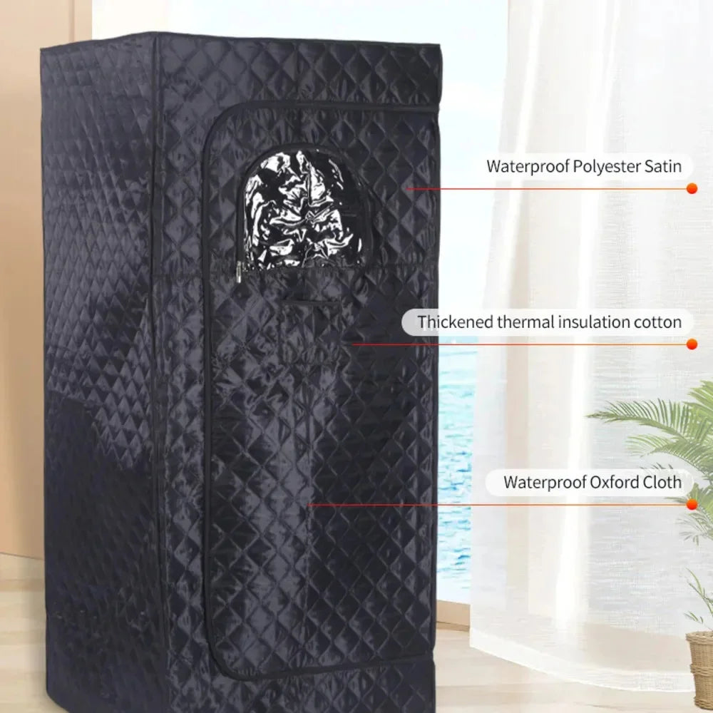 FrozenHeat Foldable Infrared Sauna Box – Your Personal Spa, Right at Home