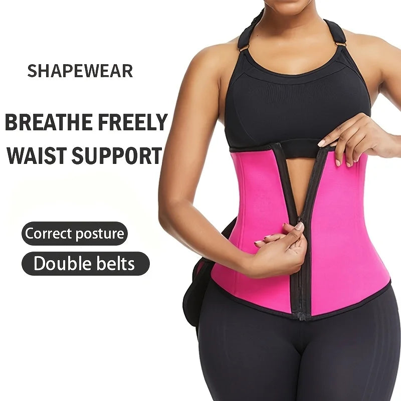 Women Waist Trainer Fitness Sauna Sweat Neoprene Slimming Belt Girdle Shapewear Modeling Strap Body Shapers