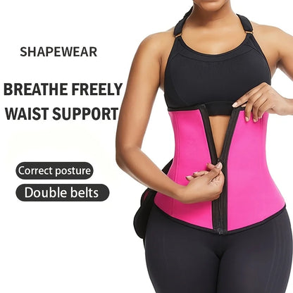 Women Waist Trainer Fitness Sauna Sweat Neoprene Slimming Belt Girdle Shapewear Modeling Strap Body Shapers