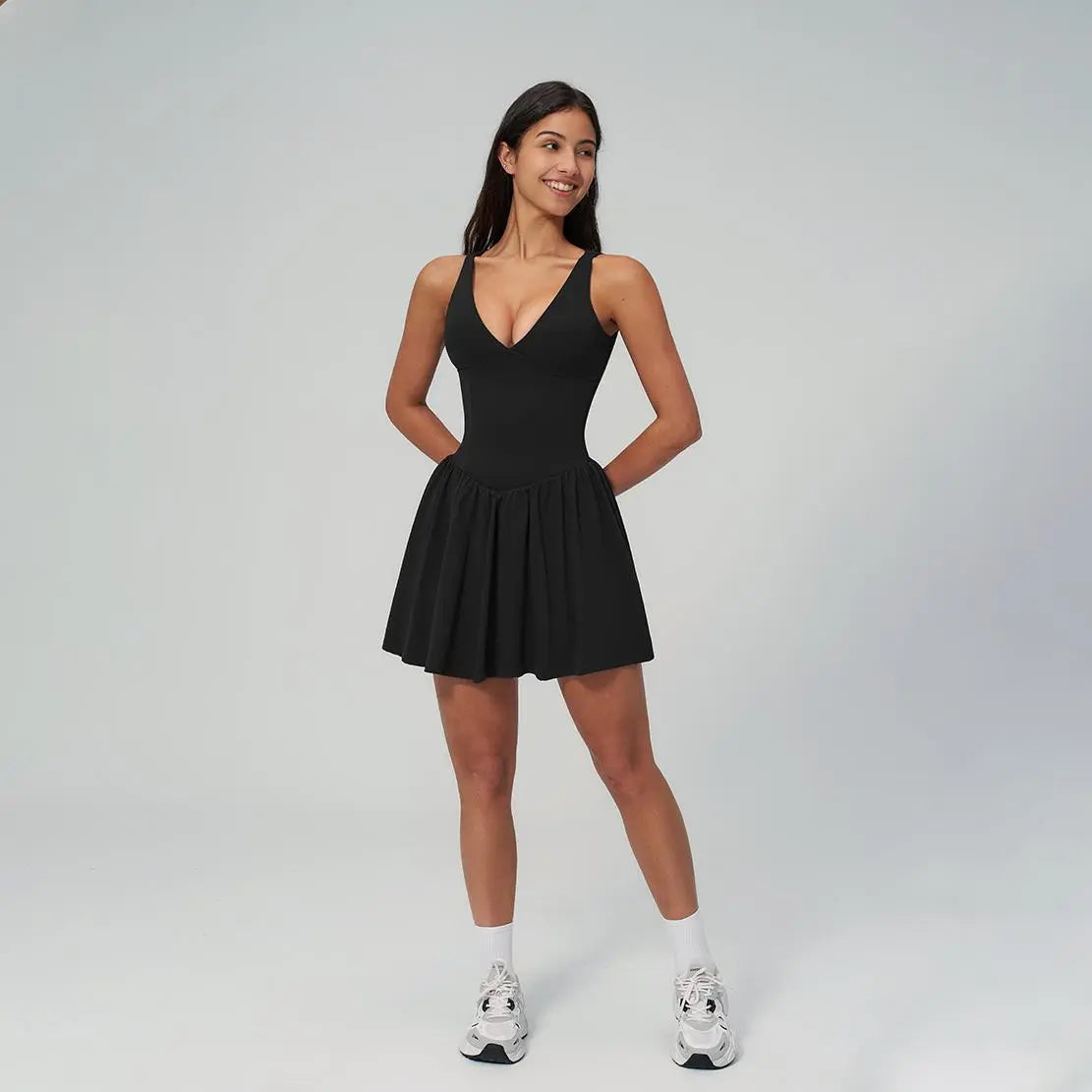 MotionChic™ Performance Dress – Figure-Flattering Active & Casual Wear