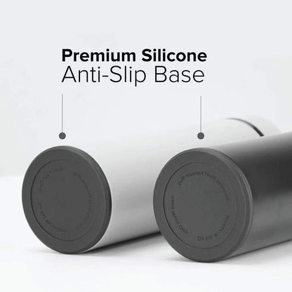 Innovative Stainless Steel Smart Water Bottle - Leak Proof, Double Walled, with LCD Temperature Display to Keep Your Drinks Hot or Cold!