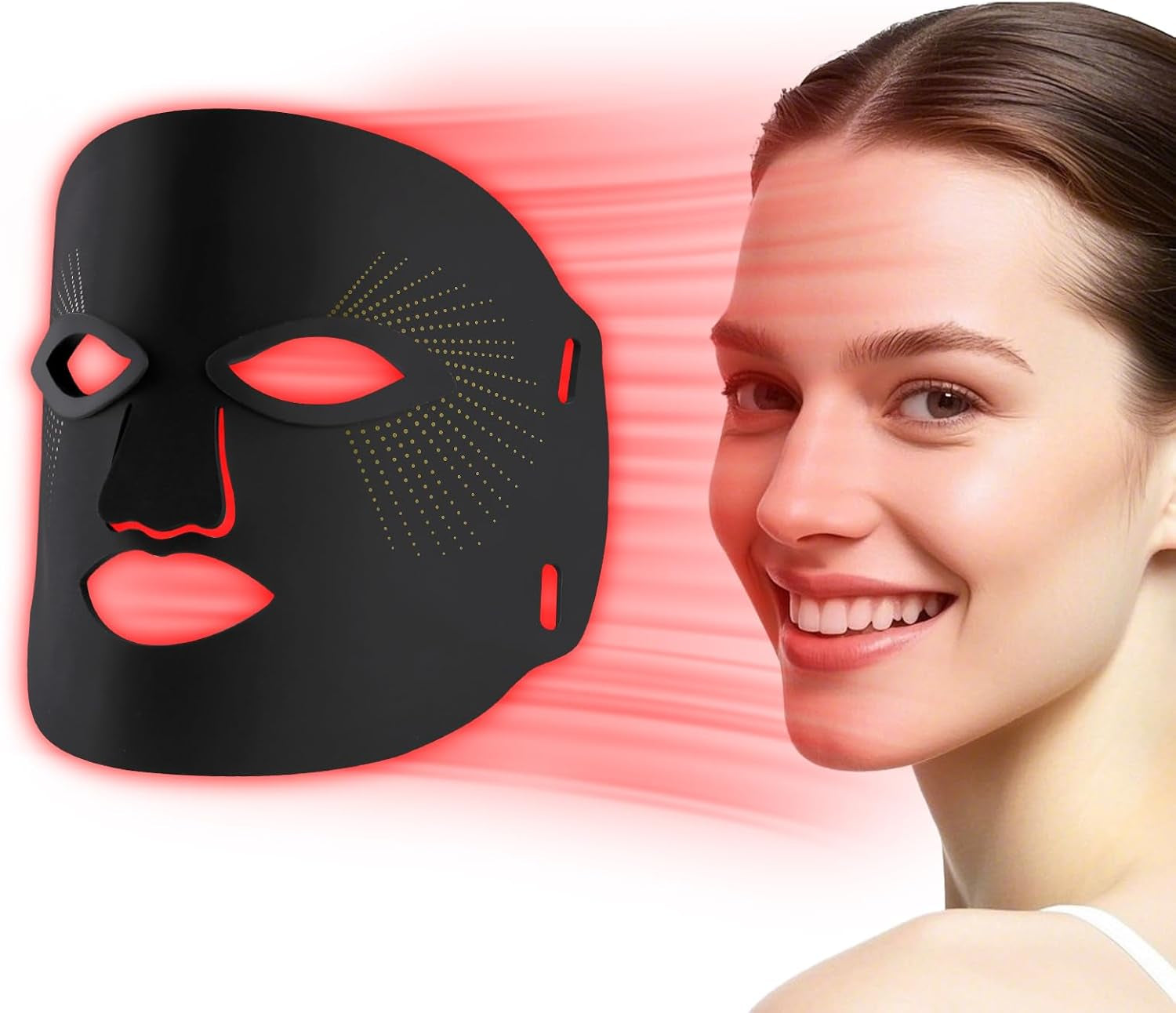 LumiGlow 7-Color LED Red Light Therapy Mask – Advanced At-Home Skin Rejuvenation