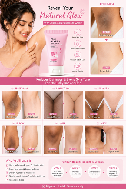 Intimate Glow Collagen Brightening Cream – Hydrating Care for Underarms, Bikini Line & Sensitive Areas
