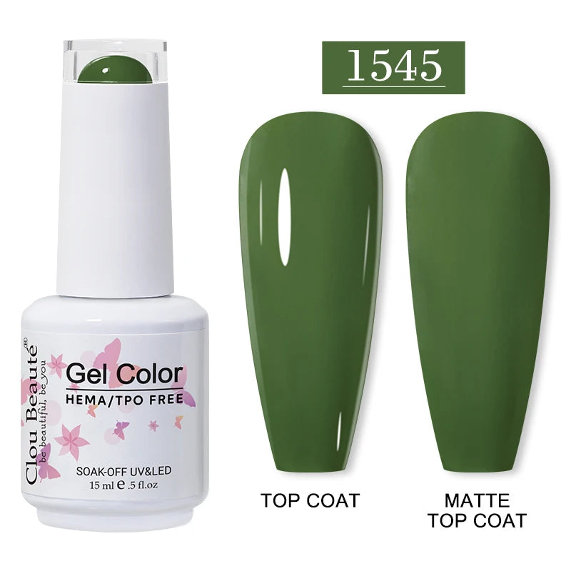Clou Beauté HEMA & TPO Free Gel Nail Polish – 15ml Professional UV/LED compatible