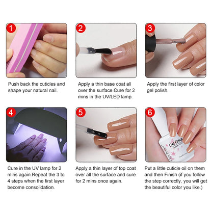 Clou Beauté HEMA & TPO Free Gel Nail Polish – 15ml Professional UV/LED compatible