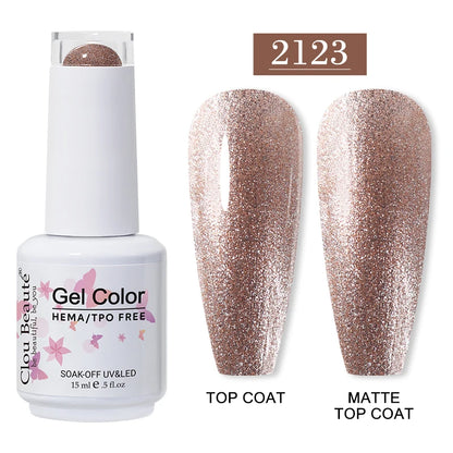 Clou Beauté HEMA & TPO Free Gel Nail Polish – 15ml Professional UV/LED compatible