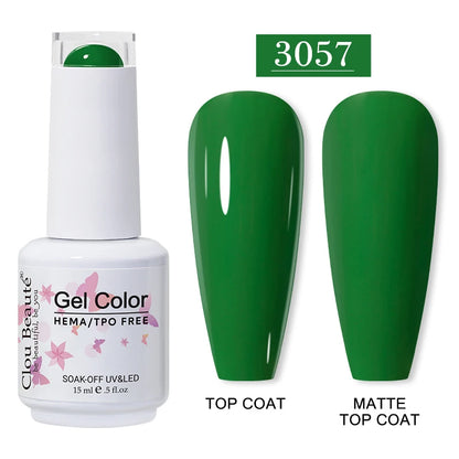Clou Beauté HEMA & TPO Free Gel Nail Polish – 15ml Professional UV/LED compatible