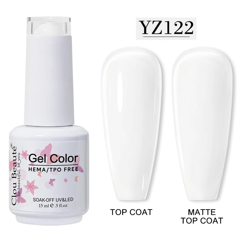 Clou Beauté HEMA & TPO Free Gel Nail Polish – 15ml Professional UV/LED compatible