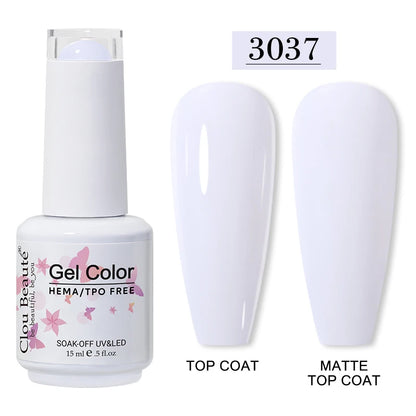 Clou Beauté HEMA & TPO Free Gel Nail Polish – 15ml Professional UV/LED compatible