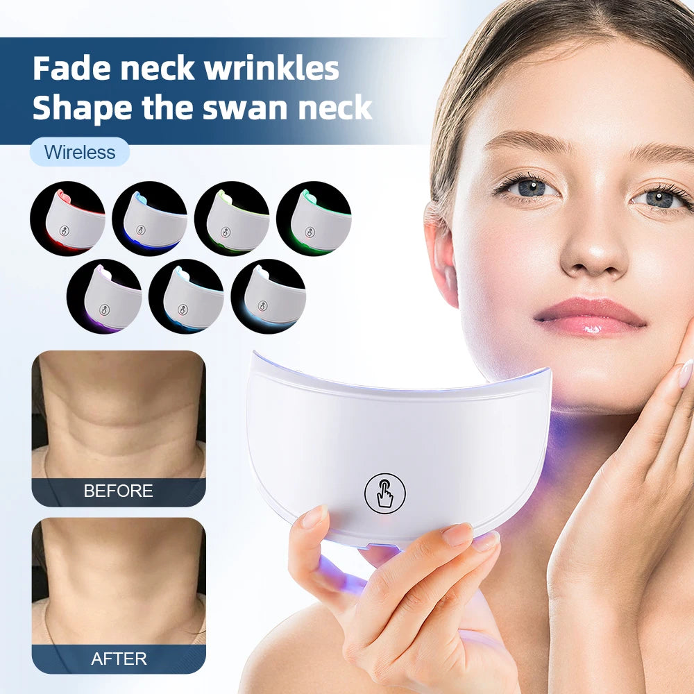 Revitalize Your Neck: LED Lift Mask for Anti-Wrinkle and Skin Brightening