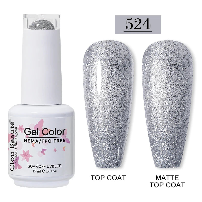 Clou Beauté HEMA & TPO Free Gel Nail Polish – 15ml Professional UV/LED compatible