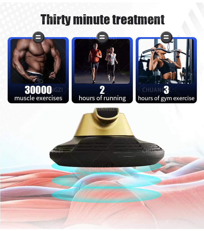 SculptMax Pro EMS & RF Body Sculpting 6500W HI-EMT MYOSLIM System