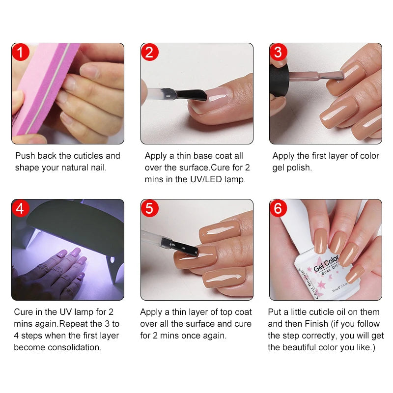 Clou Beauté HEMA & TPO Free Gel Nail Polish – 15ml Professional UV/LED compatible