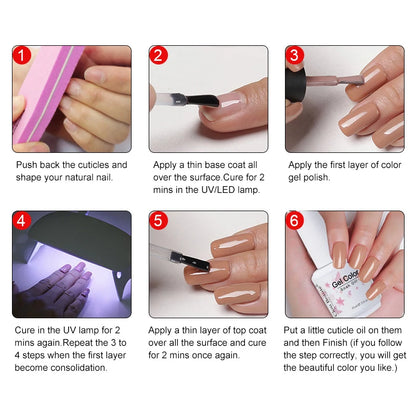 Clou Beauté HEMA & TPO Free Gel Nail Polish – 15ml Professional UV/LED compatible