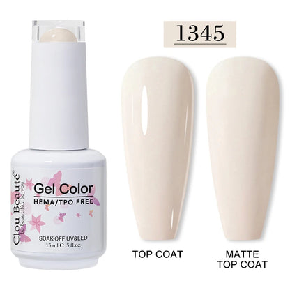Clou Beauté HEMA & TPO Free Gel Nail Polish – 15ml Professional UV/LED compatible