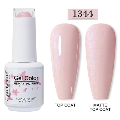 Clou Beauté HEMA & TPO Free Gel Nail Polish – 15ml Professional UV/LED compatible