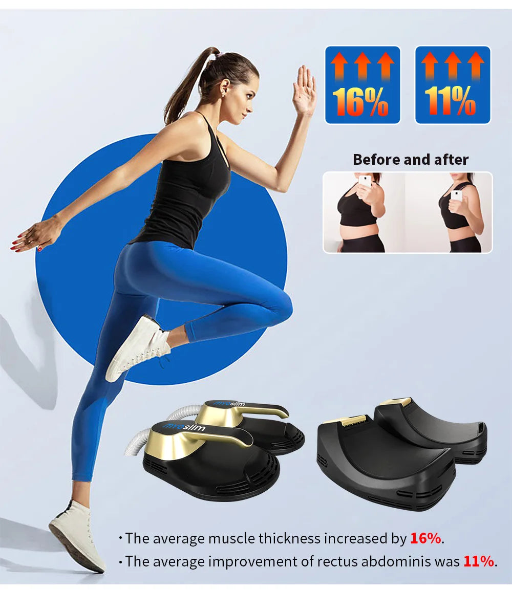SculptMax Pro EMS & RF Body Sculpting 6500W HI-EMT MYOSLIM System