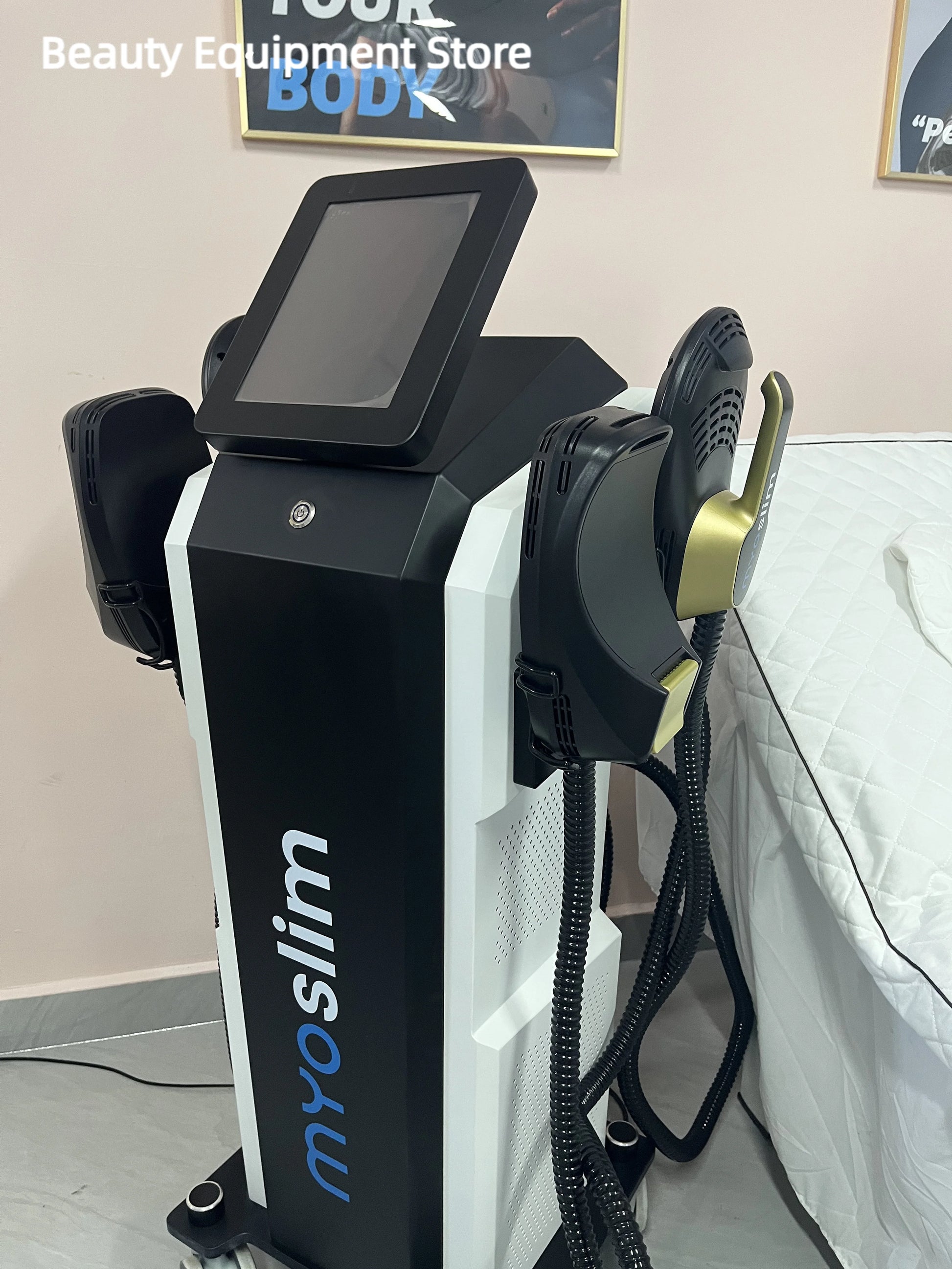 SculptMax Pro EMS & RF Body Sculpting 6500W HI-EMT MYOSLIM System