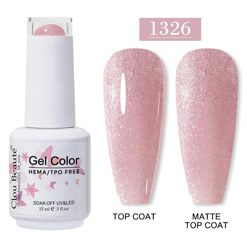 Clou Beauté HEMA & TPO Free Gel Nail Polish – 15ml Professional UV/LED compatible
