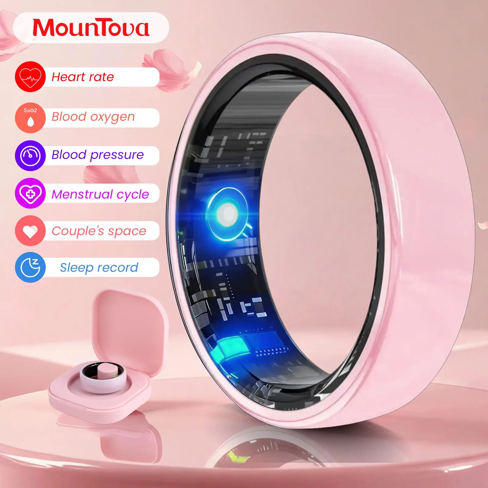 QRing™ R12 Ceramic Smart Ring – Advanced Health & Fitness Tracking at Your Fingertips