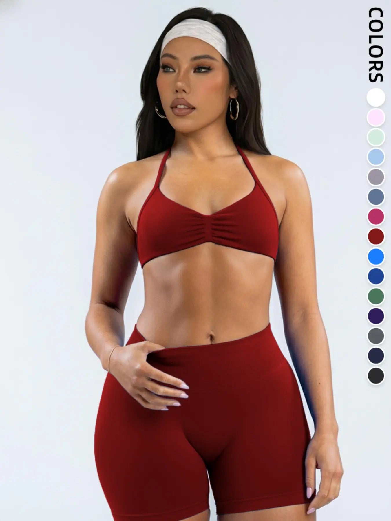 SculptFit™ 2-Piece Activewear Set – Seamless Support & Curve-Enhancing Comfort