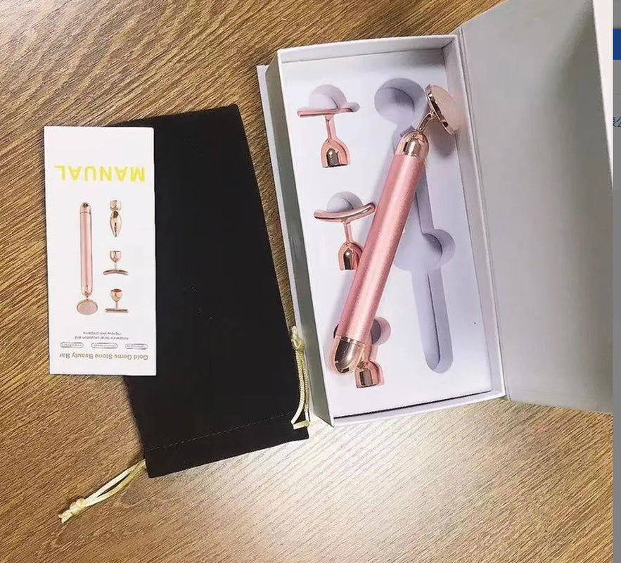 GlowLift 4-in-1 Electric Jade Beauty Wand – Lift, Massage & Revitalize Your Skin