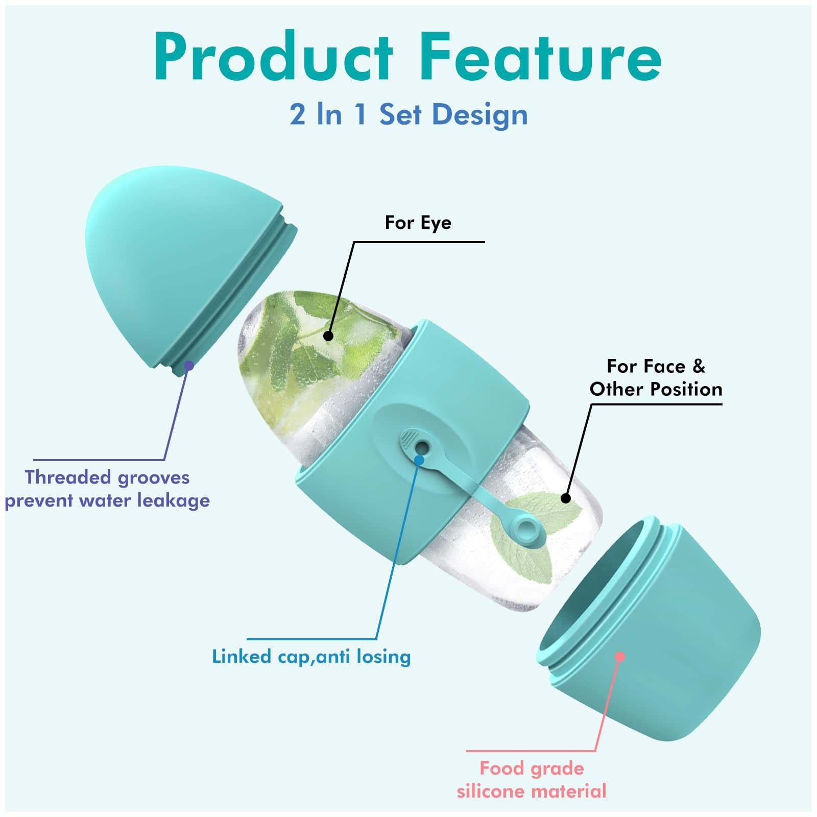 Silicone Ice Face Roller for Skin Care