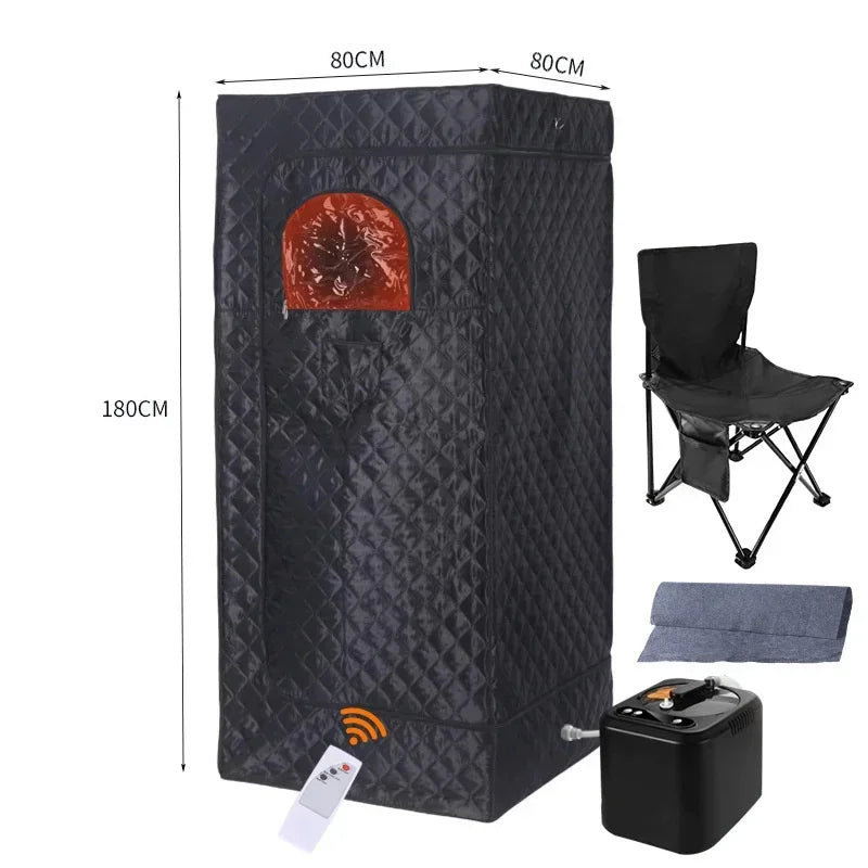 FrozenHeat Foldable Infrared Sauna Box – Your Personal Spa, Right at Home