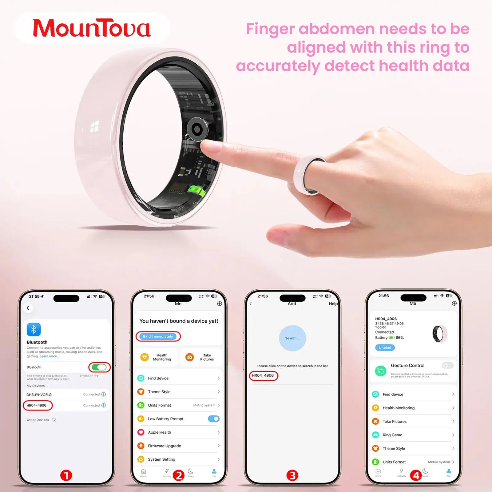 QRing™ R12 Ceramic Smart Ring – Advanced Health & Fitness Tracking at Your Fingertips