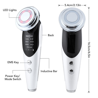 Revitalize Your Skin with the 7-in-1 EMS Micro-Current LED Facial Massager – The Ultimate Beauty Device for a Radiant Complexion